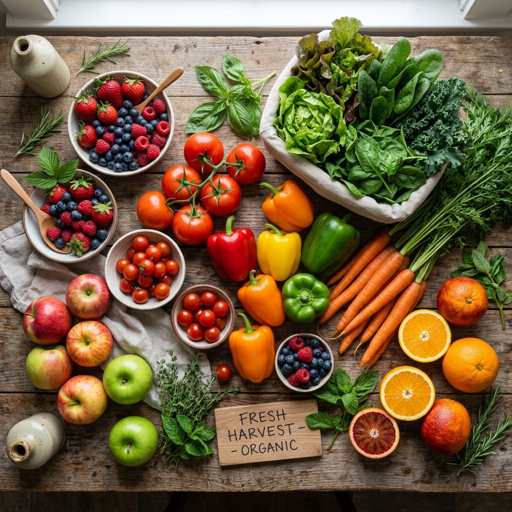 Fresh fruits and vegetables supply